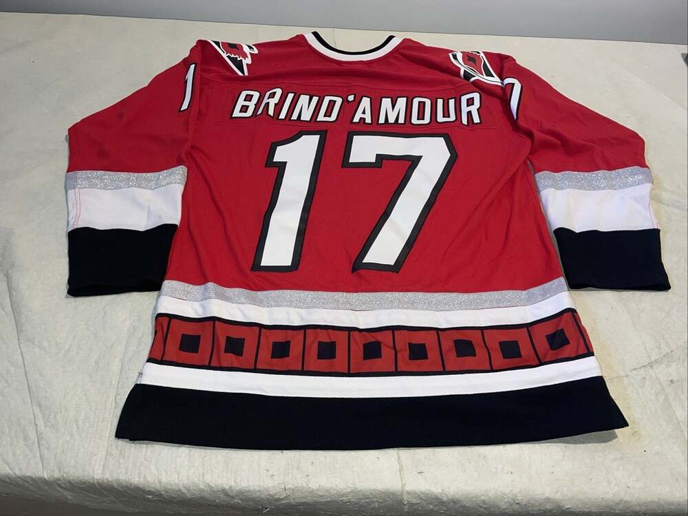 Rod Brind’amour Stanley Cup Mitchell Ness Jersey Men Large Carolina Hurricanes